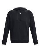 Ua Rival Fleece Hoodie Sport Sweat-shirts & Hoodies Hoodies Black Unde...