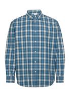 Non Pkt Shirt Tops Shirts Casual Blue Wrangler