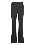 Slfeliana Mw Slim Flared Pant Noos Bottoms Trousers Flared Black Selec...