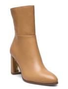 Women Boots Shoes Boots Ankle Boots Ankle Boots With Heel Brown Tamari...