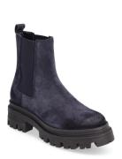 Women Boots Shoes Chelsea Boots Blue Tamaris