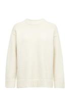 Karinakb O-Neck Tops Knitwear Jumpers Cream Karen By Simonsen