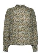 Mschjamela Rikkelie Top Aop Tops Blouses Long-sleeved Multi/patterned ...