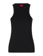 Classic Tank Tops T-shirts & Tops Sleeveless Black HUGO