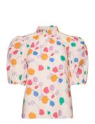 Ellie Tops Blouses Short-sleeved Multi/patterned Hofmann Copenhagen