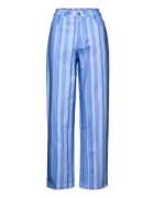 Juki Alexa Pants Bottoms Trousers Wide Leg Blue Hosbjerg