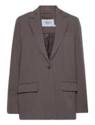 Mschdyanna Blazer Stp Blazers Single Breasted Blazers Brown MSCH Copen...