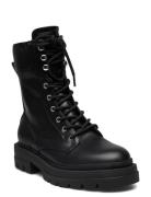 Obetter Shoes Boots Ankle Boots Laced Boots Black GUESS