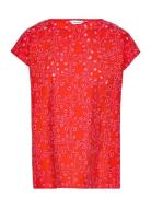 Nahkol Rentukka Tops T-shirts & Tops Short-sleeved Red Marimekko