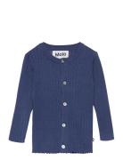 Georgette Tops Knitwear Cardigans Blue Molo