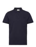 Reg Tonal Shield Ss Polo Tops Polos Short-sleeved Navy GANT