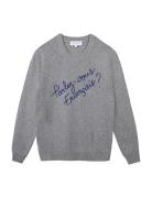 Choiseul Parlez Vous Francais Tops Knitwear Jumpers Grey Maison Labich...