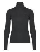 Crest Ribbed Turtleneck Tops Knitwear Turtleneck Black Polo Ralph Laur...