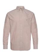 Reg Classic Oxford Shirt Tops Shirts Casual Beige GANT