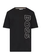 Short Sleeves Tee-Shirt Tops T-shirts Short-sleeved Black BOSS