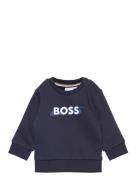 Sweatshirt Tops Sweat-shirts & Hoodies Sweat-shirts Navy BOSS