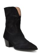 Bootie - Block Heel - With Zippe Shoes Boots Ankle Boots Ankle Boots W...