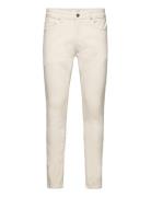 Slh175-Slim Leon 6402 Ecru Soft Jns Noos Bottoms Jeans Slim Cream Sele...