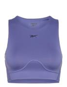 Lux Contour Crop Sport Bras & Tops Sports Bras - All Blue Reebok Perfo...