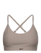 Lux Strappy Sports B Sport Bras & Tops Sports Bras - All Beige Reebok ...