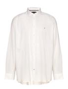 Bt - Core Flex Poplin Rf Shirt Tops Shirts Casual White Tommy Hilfiger