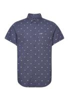 Hco. Guys Wovens Tops Shirts Short-sleeved Navy Hollister