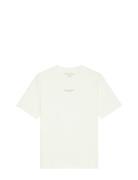 T-Shirts Short Sleeve Tops T-shirts Short-sleeved Cream Marc O'Polo