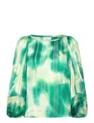 Himariiw Blouse Tops Blouses Long-sleeved Green InWear