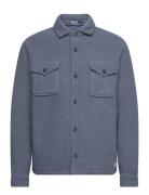 Pile Fleece Overshirt Tops Overshirts Blue Polo Ralph Lauren