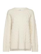 Knit Jumper Tops Knitwear Jumpers Cream IVY OAK