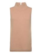 Gazelle Tops Knitwear Turtleneck Beige Reiss