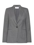 Layton Blazers Single Breasted Blazers Grey Reiss