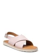 Sandals - Flat - Open Toe - Op Shoes Summer Shoes Sandals Pink ANGULUS