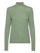 Turtleneck Long-Sleeved T-Shirt Tops T-shirts & Tops Long-sleeved Gree...