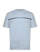 T-Shirt Tops T-shirts Short-sleeved Blue Armani Exchange