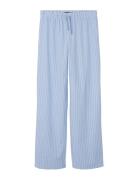 Nlffouipe Poplin Straight Pant Bottoms Trousers Blue LMTD