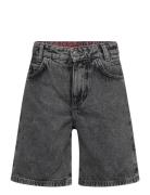 Denim Bermuda Shorts Bottoms Shorts Grey Hugo Kids