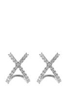 Cross Earring Accessories Jewellery Earrings Studs Silver By Jolima