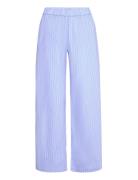 Jessie Trousers Bottoms Trousers Straight Leg Blue Stylein