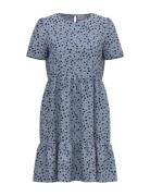 Vipaya S/S Dress /Su - Noos Lyhyt Mekko Blue Vila