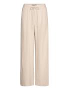 Vmjesmilo Wide Pants Ga Noos Bottoms Trousers Wide Leg Cream Vero Moda