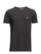 Tee-Shirt&Turtle Neck Tops T-shirts Short-sleeved Black Lacoste