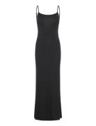 Maxi Slip Dress Maksimekko Juhlamekko Black Gina Tricot