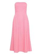 Larsa Dress Polvipituinen Mekko Pink Love Lolita