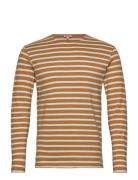 Striped Breton Shirt Héritage Tops T-shirts Long-sleeved Brown Armor L...