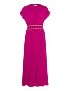 D6Imperia Bohemian Maxi Dress Maksimekko Juhlamekko Pink Dante6