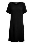 Kaliny Dress Polvipituinen Mekko Black Kaffe