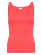 Kacarna Tank Top Tops T-shirts & Tops Sleeveless Red Kaffe