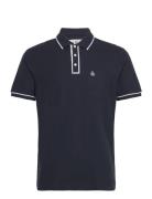 Earl Org Piq Sticker Tops Polos Short-sleeved Navy Original Penguin