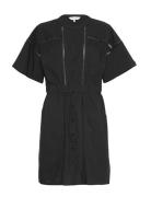 Mscherendia Ss Shirt Dress Lyhyt Mekko Black MSCH Copenhagen